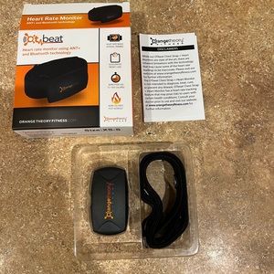 Orange theory chest heart rate monitor.